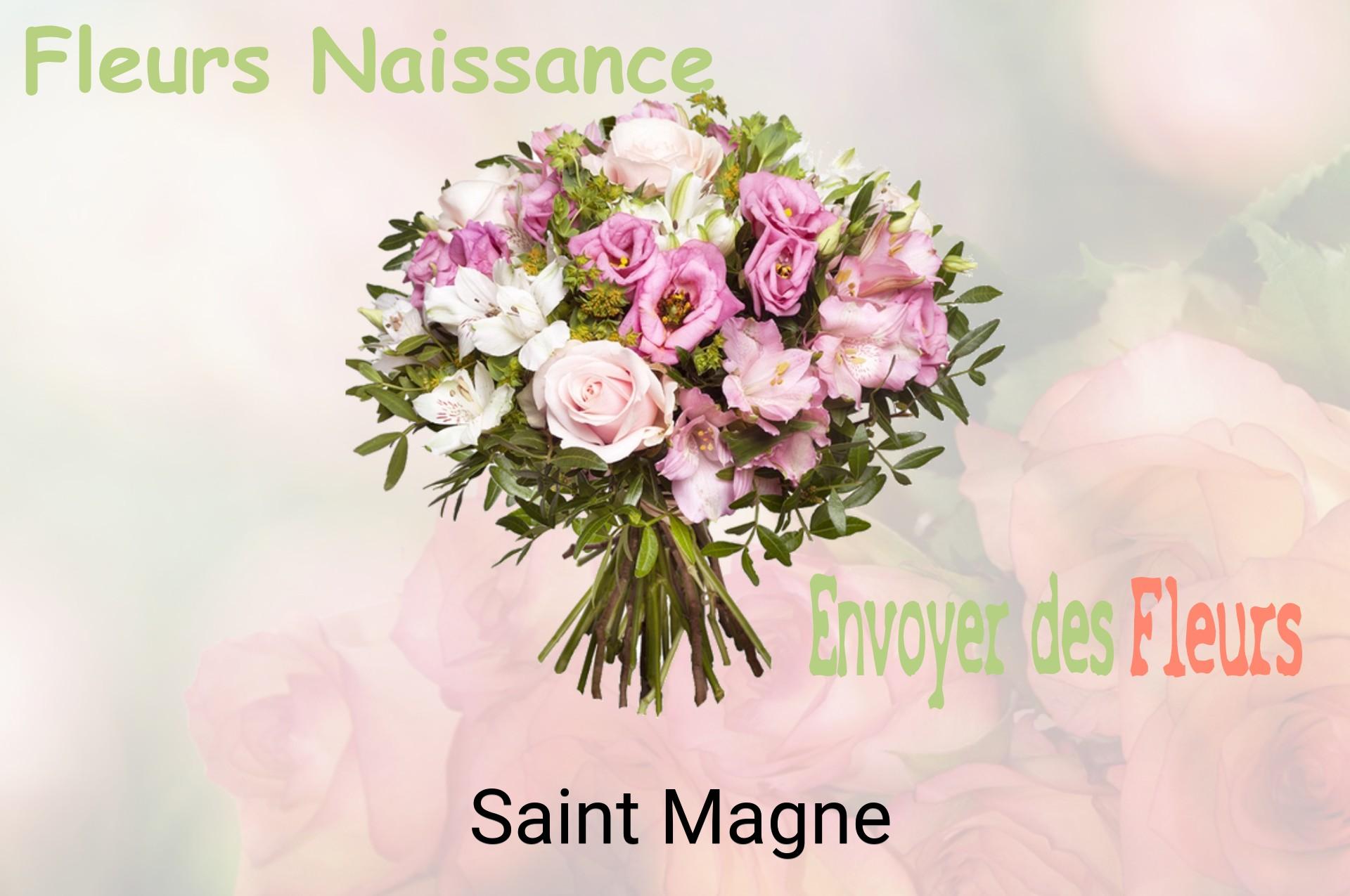 Bouquet de fleurs de naissance livré à Saint-Magne